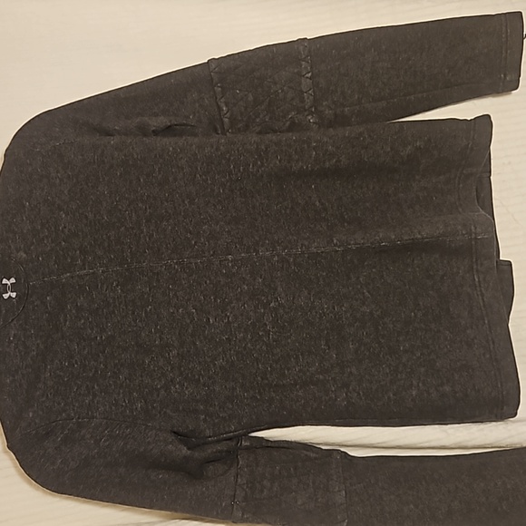 Under Armour Women's XS Studio Terry Moto Jacket  1257113 French Terry Fleece - Picture 3 of 8